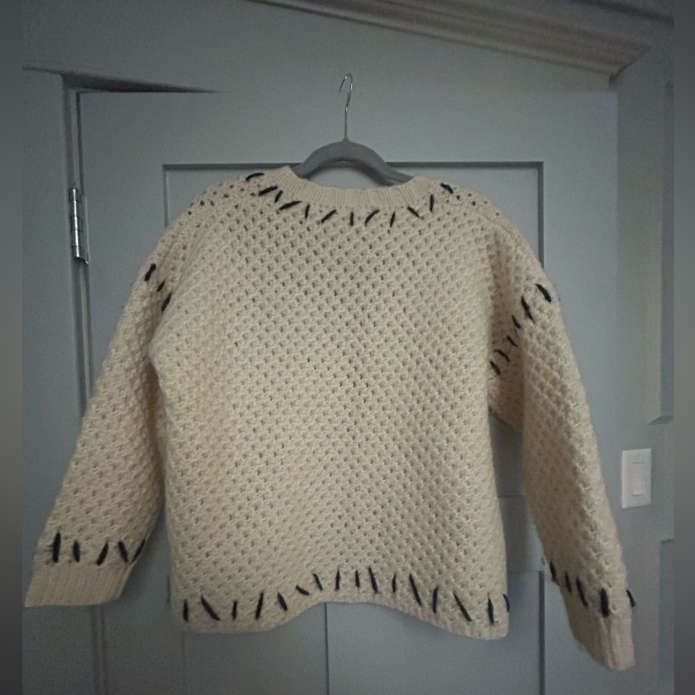 Isabel Marant Chunky Knit Wool Blend Sweater  size 40 - Picture 3 of 6